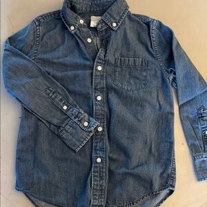 Crewcuts Blue Denim Kids Button Down Shirt